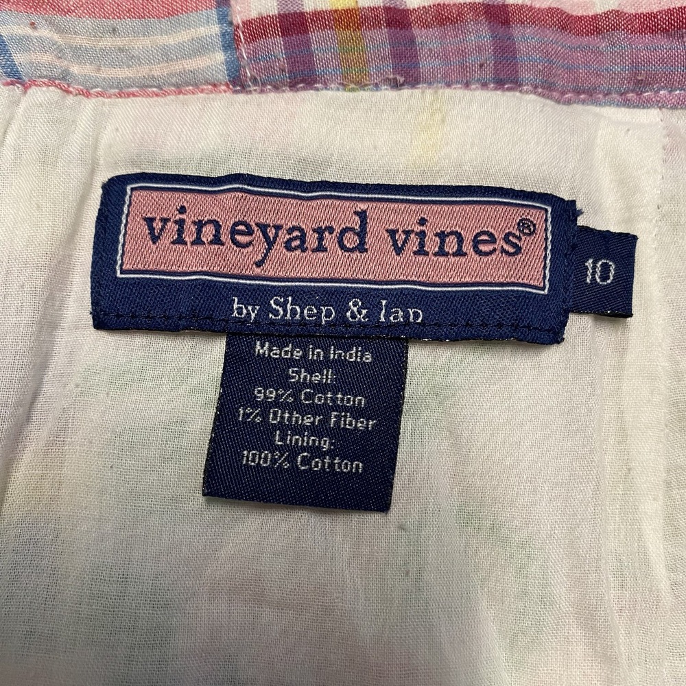 Vineyard Vines Patchwork Mini Skirt in Multicolor Plaid - Picture 2 of 7